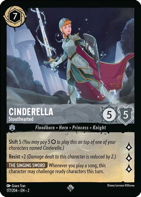 Cinderella Stouthearted 177 204 Disney Lorcana Card Details