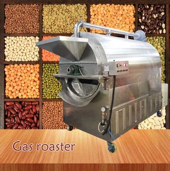 200kg300kg Electric Gas Lpg Peanut Roaster Cashew Roaster Machine Corn