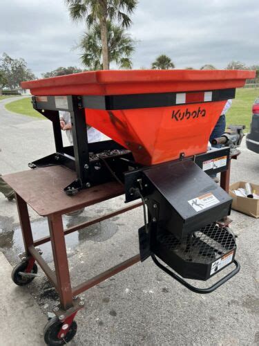 Kubota Rtv V V Box Sand Lime Fertilizer Spreader Vibration Flow