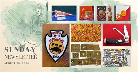 Scout Patch Collectors Sunday Scouting Hot Finds Newsletter August 25 2024