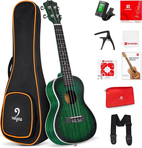 Vangoa Concert Ukulele Professional 23 Inch Mahogany Ukelele For Adults Beginners