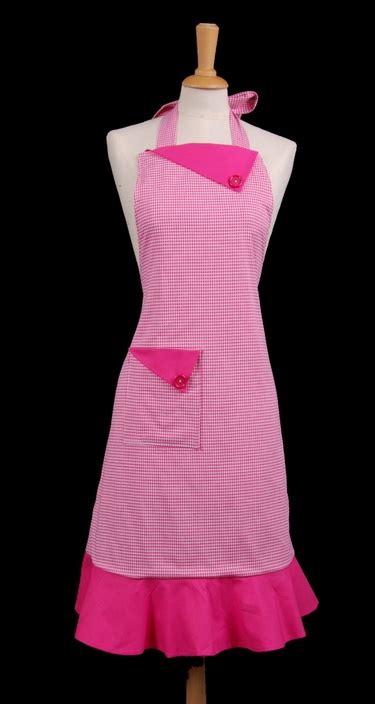 Pink Gingham Apron Pink Gingham Gingham Apron