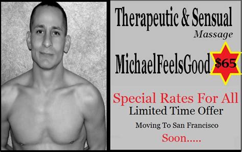 MichaelFeelsGood Michael Feels Good Gay Male Massage Special Rates