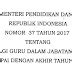 PERMENDIKBUD NOMOR 37 TAHUN 2017 TENTANG SERTIFIKASI BAGI GURU DALAM