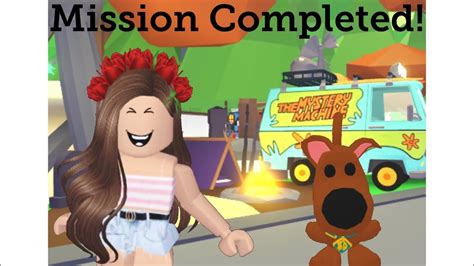 New Scooby Doo Update In Adopt Me I Completed The Mission Roblox