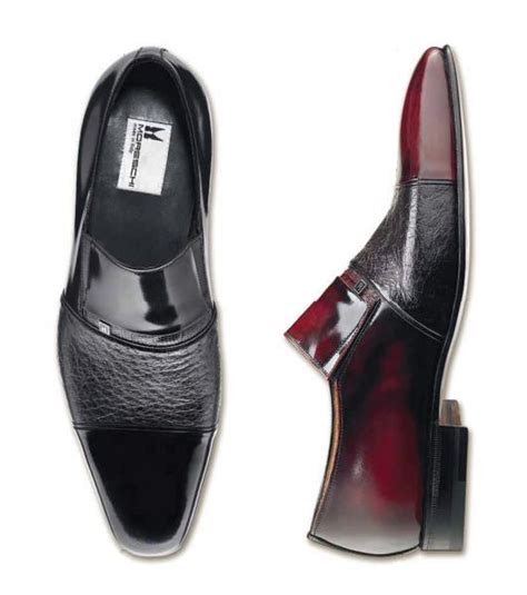 Moreschi Lugano II Peccary & Calfskin Shoes | MensDesignerShoe.com