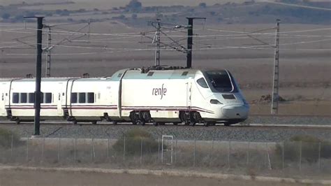 Renfe Alvia Serie 130 Rama 41 En La Linea De Alta Velocidad Madrid