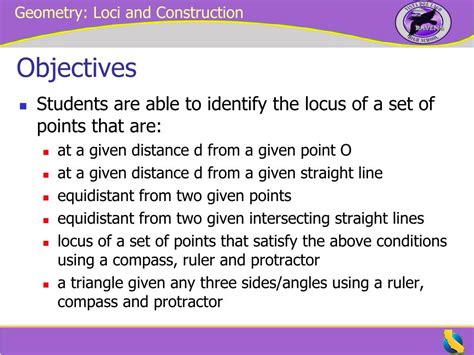 Ppt Loci And Construction Powerpoint Presentation Free Download Id