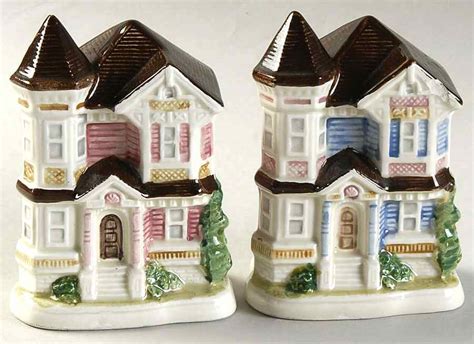 Victorian House Salt Pepper Set By Otagiri Replacements Ltd