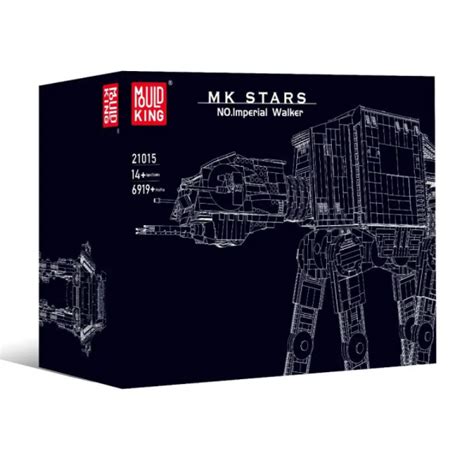 Star Wars Minifig Scale At At W Interior Mouldking Brick Set