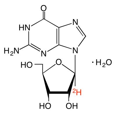 [1'-2H]guanosine monohydrate deuterium isotope structure, pricing ...