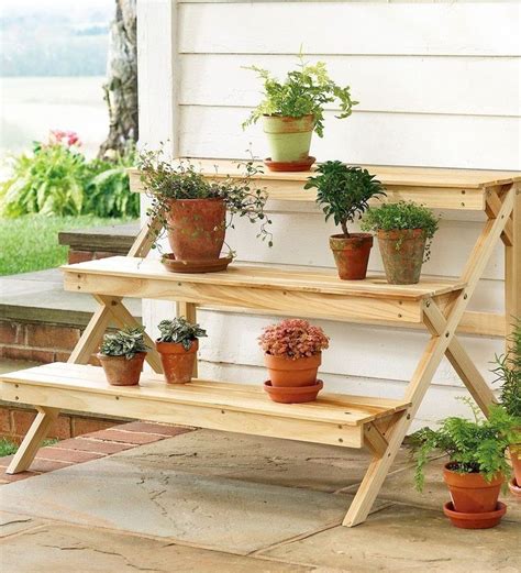 Outdoor Corner Plant Stand - Foter