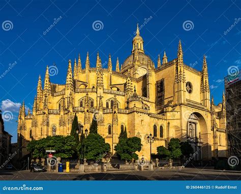 Catedral De Santa Maria De Segovia At Segovia Castilla Y Leon Spain