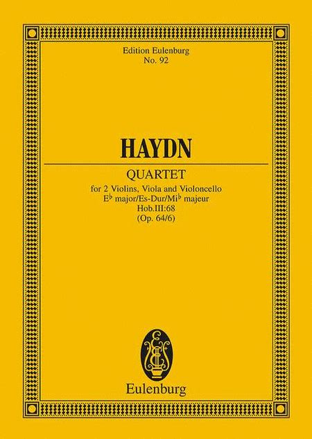 String Quartet Eb Major Op 64 6 Hob III 68 By Franz Joseph Haydn