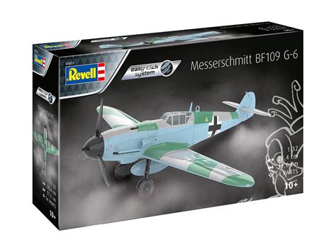 Revell Kit Avion Model Set Messerschmitt Bf G Easy Click