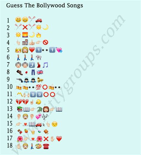 WhatsApp Puzzle Guess The Bollywood Songs