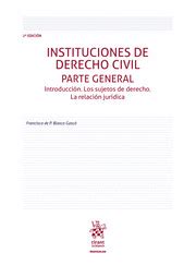 Instituciones De Derecho Civil Parte General Introducci N Los