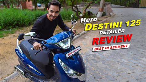 Hero Destini 125 Xtec Detailed Review Perfect Practical Scooter For