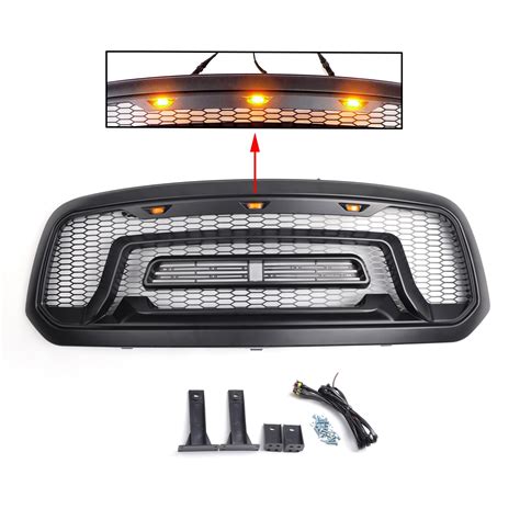 Car Grill For Dodge Ram Car Grille Abs Honeycomb Bumper