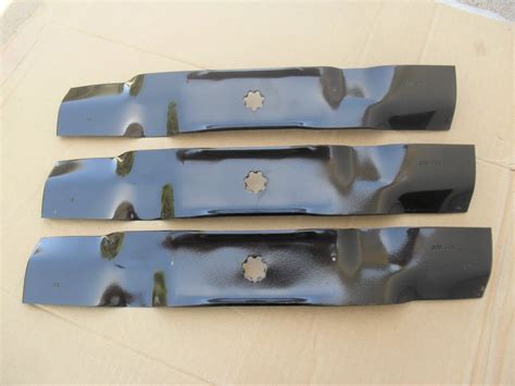 Six Hi Lift Blades Fits John Deere D140 D150 D160 145 155c X165 100 La