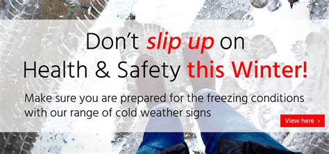 Health And Safety Signs Winter Safety Glendining Signs Uk