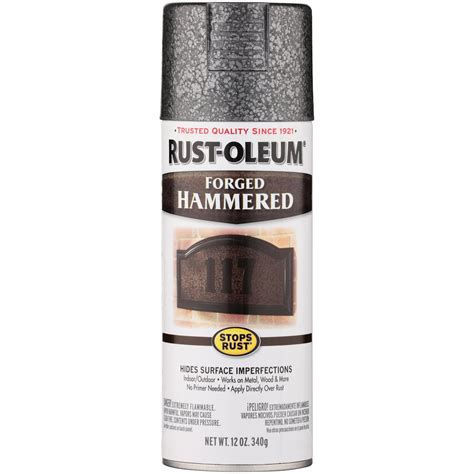 Rust Oleum Forged Hammered Antique Pewter Spray Paint 12 Oz