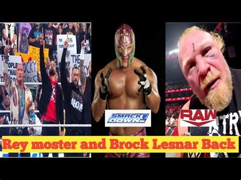 Wwe Update The Rock S Transformation Rey Mysterio Sign Lesnar S