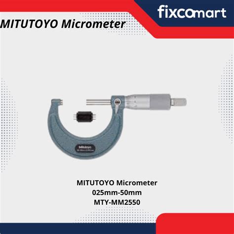 Jual Mitutoyo Micrometer 25 50 Mm Shopee Indonesia