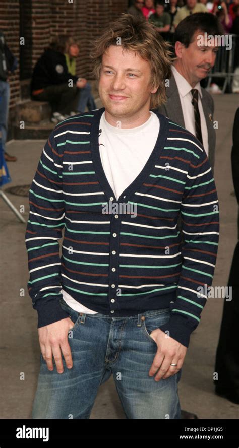 May 02 2006 New York Ny Usa Chef Jamie Oliver At His Appearance On