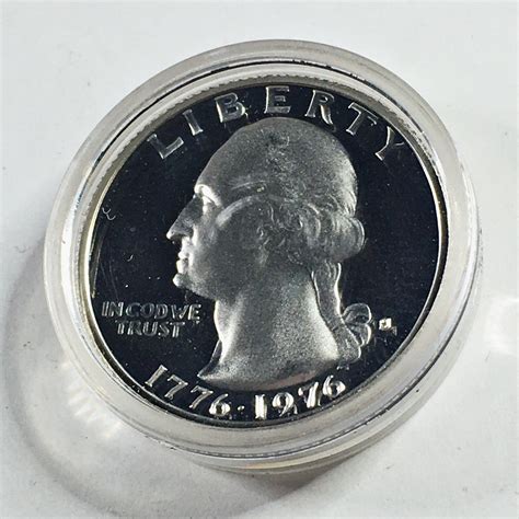 S United States Bicentennial Proof Silver Washington Quarter Dcam