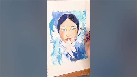 ТОПОВАЯ ГУАШЬ ShinHanart #shorts #gouache - YouTube
