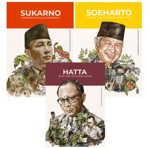 Jual SERI BUKU TEMPO BAPAK BANGSA BIOGRAFI SOEHARTO SUKARNO HATTA