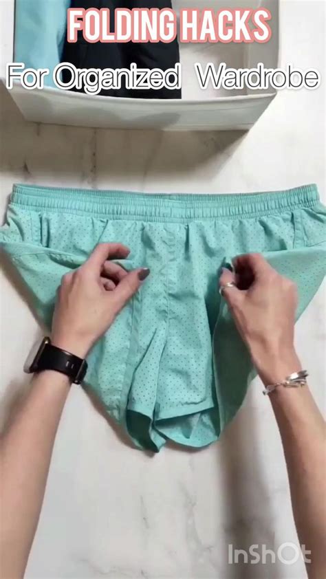 Folding Hacks You Need to Know-Folding Shorts | Packing hacks clothes, Diy clothes videos, Diy ...