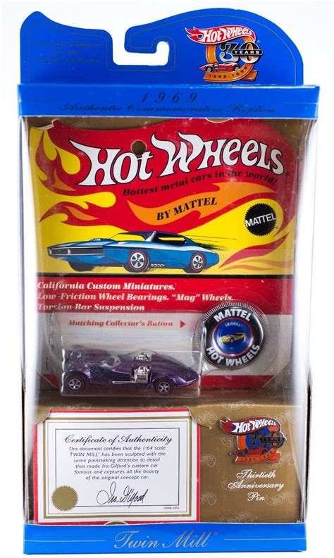 1969 Twin Mill Red Liners 30th Anniversary Replica Hotwheels 1 64