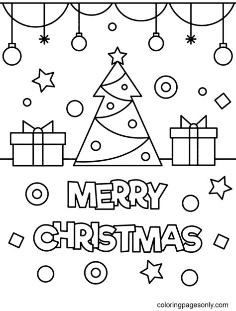 Free Printable Christmas Card Coloring Pages - Christmas Cards Coloring ...