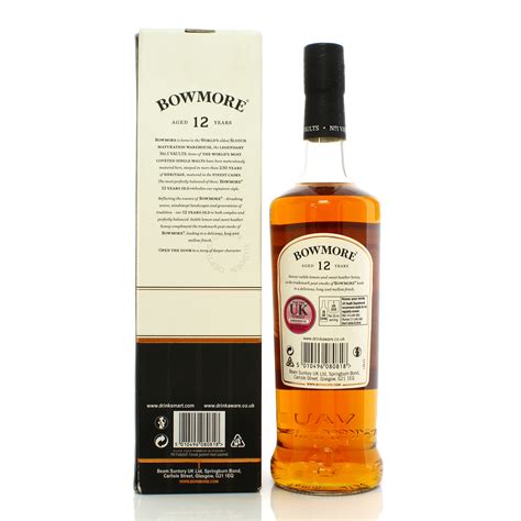 Bowmore 12 Year Old Auction A32124 The Whisky Shop Auctions