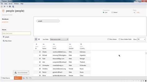 Tableau Desktop Import Excel Data Youtube