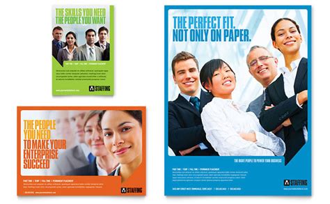 Staffing Recruitment Agency Flyer Ad Template Word Publisher