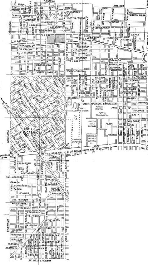 Mapa De Isidro Casanova