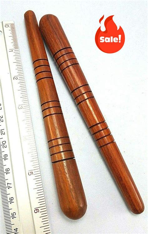 2pc Traditional Thai Massage Stick Wood Tools Reflexology Feet Etsy