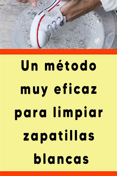 Un método muy eficaz para limpiar zapatillas blancas