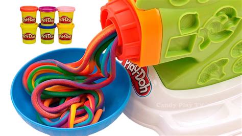 Learn Colors With Play Doh Pasta Spaghetti Making Machine Toy Appliance