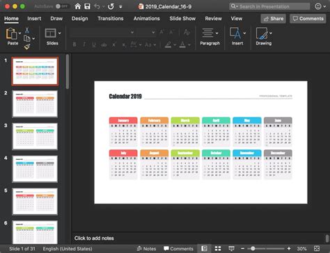 Insert A Calendar Into Powerpoint