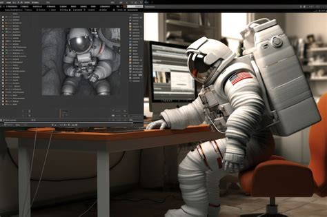 Renderizado En 3D Del Astronauta Foto Gratis