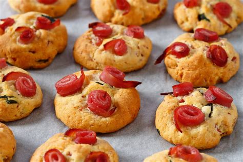 Recette De Cookies Sal S Au Jambon Basilic Parmesan