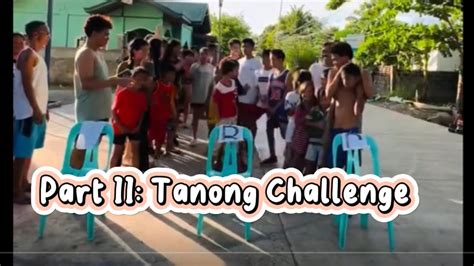 Part Ii Tanong Ko Sagot Mo Challenged Zone Malabago Youtube