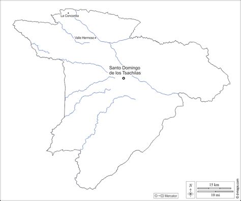 Santo Domingo de los Tsáchilas Mapa gratuito mapa mudo gratuito mapa