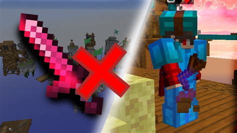 Bedwars But I Cant Use Swords Ft Rose Youtube