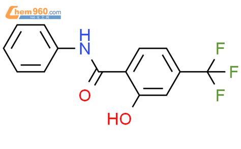 575 69 9 Benzamide 2 hydroxy N phenyl 4 trifluoromethyl 化学式结构式分子式