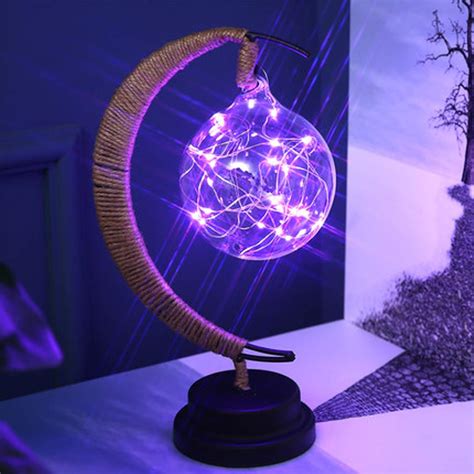 Enchanted Lunar Lamp Twinkling Tree Moon Lamp Magic Galaxy LED Lamp